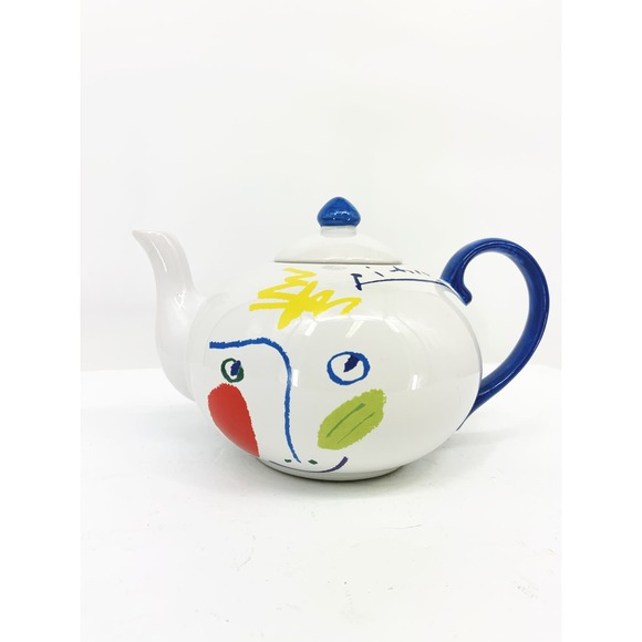 Vintage 1996 Picasso The Washerwoman 1962 Masterpiece Art Teapot - Picture 2 of 8